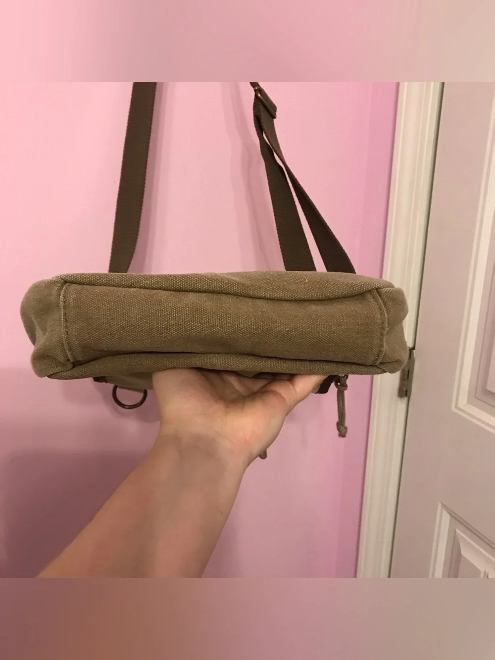 SCRUFFY DOG Canvas Messenger Bag